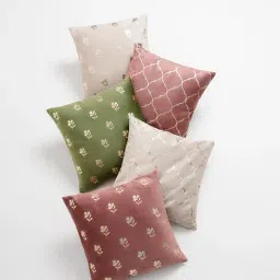 Haus & Kinder Multi Velvet Printed Cushion Covers-picture-46