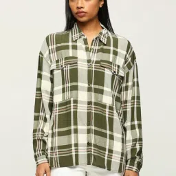 Pepe Jeans Green Chequered Shirt-picture-39