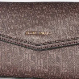 Allen Solly Brown Printed Medium Sling Handbag image 4