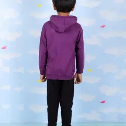 The Mom Store Boys Purple Printed Sweatshirt - Pack of 3 image 3