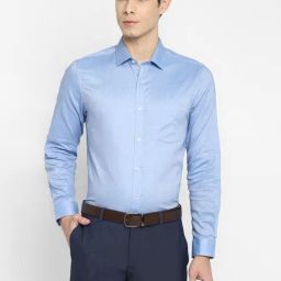 Turtle Light Blue Cotton Regular Fit Shirt-picture-24