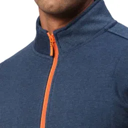 Park Avenue Blue Slim Fit Sweatshirt image 5