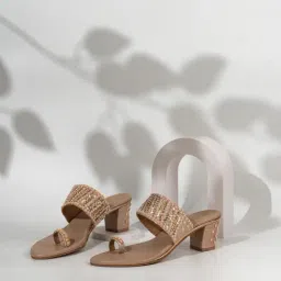Inc.5 Women's Beige Toe Ring Sandals-picture-52