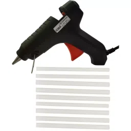 Fadman 40 W Hot Melt Glue Gun with 9 Sticks Standard Temperature Black 11 mm Stick Dia., 40WATT-NEWBLACK-RED-TRIGGER-(9STCKS)-picture-22