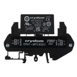 SENSATA/CRYDOM Solid State Interface Relay DRA Series 32 V Control 3 A RMS Load DIN Rail Mount, DRA1-MP240D3-picture-38