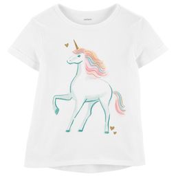 Carter's Unicorn Jersey Tee - White Blue-picture-45