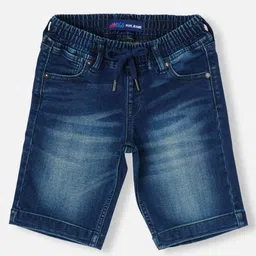 Pepe Jeans Cotton Elastane Woven Above Knee Length Solid Shorts - Navy Blue-picture-15