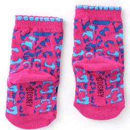 cute walk by babyhug Cute Walk Disney By Babyhug Anti Bacterial Ankle Length Socks Minnie Mouse Design Pack Of 3 - Multicolour image 5