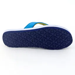 Pine Kids Flip Flops With Tropical Theme Print - Navy Blue image 5