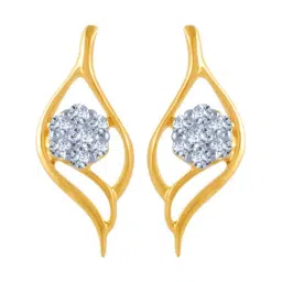 P.C. Chandra Jewellers 18 kt Gold & Diamond Earrings-picture-29