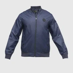 Produkt By Jack & Jones Mid Blue Regular Fit Bomber Jacket image 5