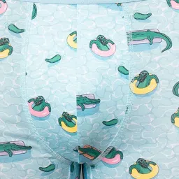 Red Tape Blue Printed Trunks image 5