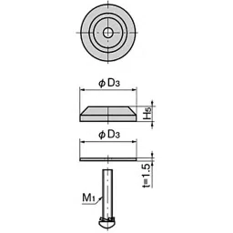 TAKIGEN Stainless Steel Pipe Handle Washer, A-1524-2F-16 (2 pieces)-image-9