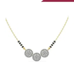 Emori 14k Yellow Gold & Lab Grown Diamond Reeha Mangalsutra-picture-28