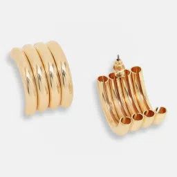 Sohi Gold Plated Casual Designer Drop Earrings image 5