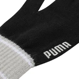 Puma Black &Desert Dust Acrylic Color Block Gloves image 5