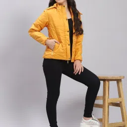 Monte Carlo Kids Mustard Solid Full Sleeves Jacket image 5