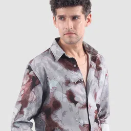 Beyoung Men Club Printed Casual Shirt-picture-15