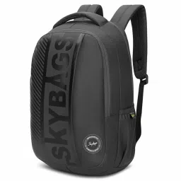 Skybags Grad 05 Dark Grey Polyester Printed Laptop Backpack - 30 Ltrs image 5
