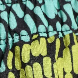 Puma Black & Green Printed Flared Pants image 5