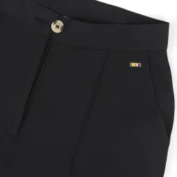U.S. Polo Assn. Black Straight Fit Mid Rise Trousers image 5