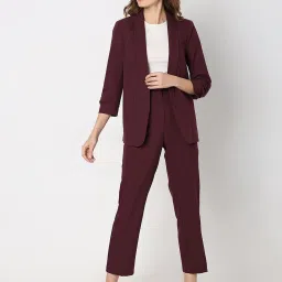 Vero Moda Wine Relaxed Fit Blazer image 5