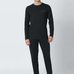 Peter England Black Regular Fit Nightsuits-image-49