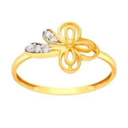 Malabar Gold and Diamonds 22k Gold Floral Ring for Women-picture-20