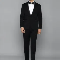 Louis Philippe Black Slim Fit Two Piece Suit-picture-31