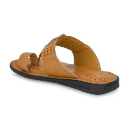 Hirolas Men's Tan Toe Ring Sandals image 5