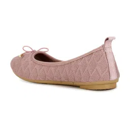 Bata Women's ANSON E Pink Flat Ballets image 5