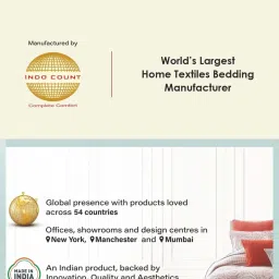 Layers Marigold Yellow Cotton 140 TC King Flat Bed Sheet With 2 Pillow Covers image 5