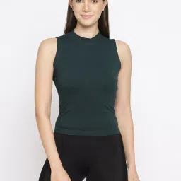 La Intimo Cream, Cream, Bottle Green Bold Babe Camisole (Pack of 3) image 5