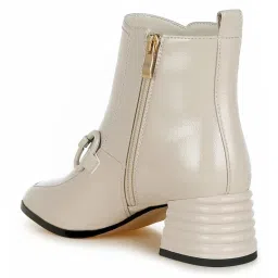 London Rag Women's Beige Casual Booties image 5