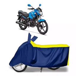 Auto Pearl Bike Cover for Hero Glamour Programmed FI BS6 (Yellow & Blue)-picture-21