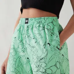 Bewakoof Green Print Cotton Regular Fit Pyjamas image 5