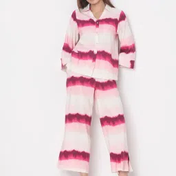 Vero Moda Pink & White Tie - Dye Shirt image 5