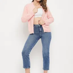 MADAME PinkSelf Full Sleeves Sweater image 5