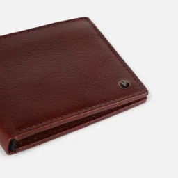 Van Heusen Brown Casual Leather Bi-Fold Wallet for Men image 5
