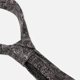 Van Heusen Brown & Black Embroidered Tie image 5