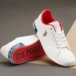 U.S. Polo Assn. Women's White Sneakers-picture-19