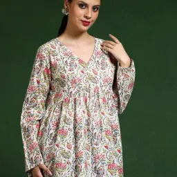 Jaipur Kurti White Topsandtees image 3