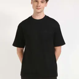 Calvin Klein Jeans Black Cotton Relaxed Fit T-Shirt-picture-26