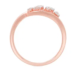 Malabar Gold and Diamonds 18k Rose Diamond Ring for Women image 5