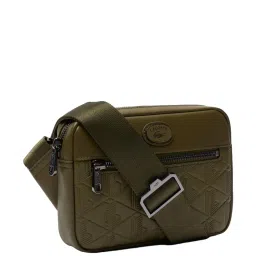 Lacoste Grey Embossed Monogram Cross Body Bag image 5
