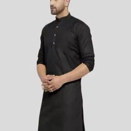 ANUJ FASHION Men Solid A-Line Kurtas-picture-33
