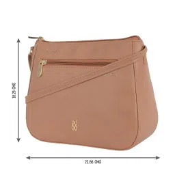 Baggit Pink Solid Small Cross Body Bag image 5