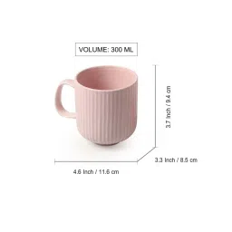 ExclusiveLane Coral Reef Pink Ceramic Glazed Studio Pottery Tea & Coffee Mug (0.3 L) image 5