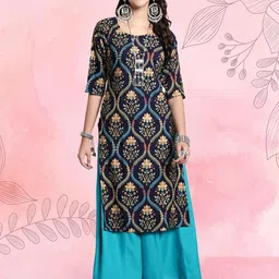 Ethnic basket Women Pack Of 2 Multicoloured Crepe Kurtas image 3