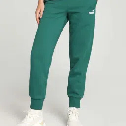 Puma Green Logo Print Joggers-picture-33
